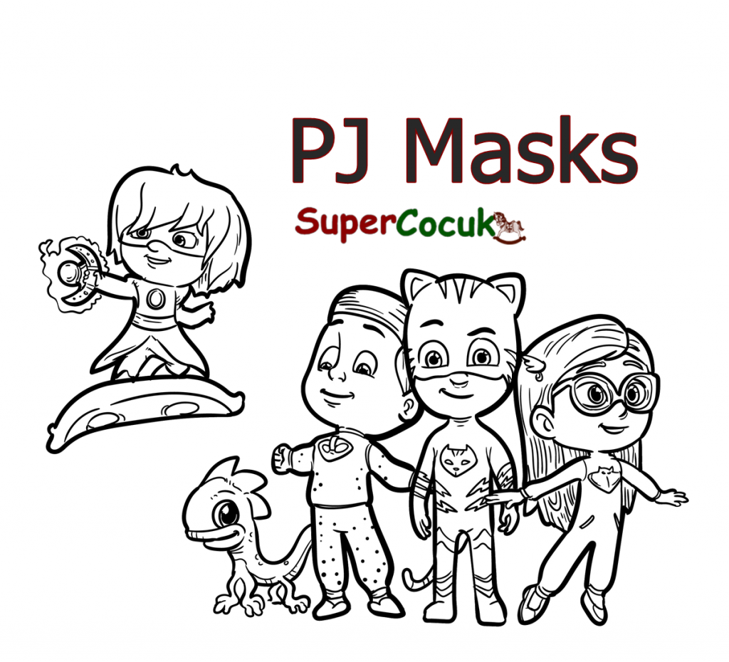 Boyama Sayfası PDF - PJ Masks