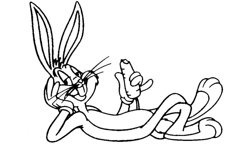 bugs bunny ausmalbilder zum drucken  super boyama kitabı
