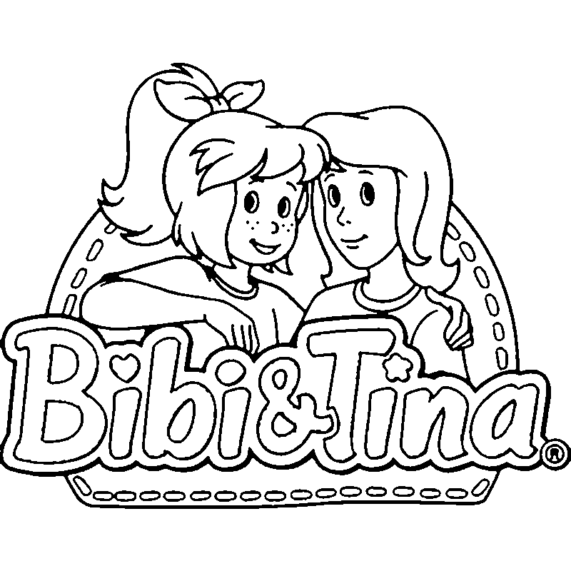 Bibi und tina 2 ausmalbilder kostenlos